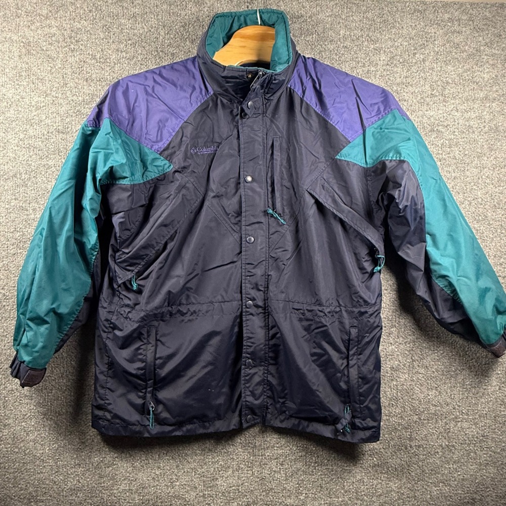Vintage Columbia Williwaw Jacket Large Radialā Sleeve Colorblock 90s Windbreaker